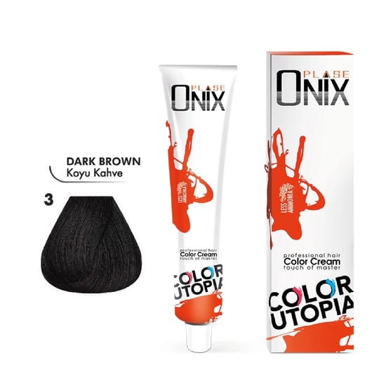 Morfose Onix Saç Boyası 3 Koyu Kahve 60 Ml