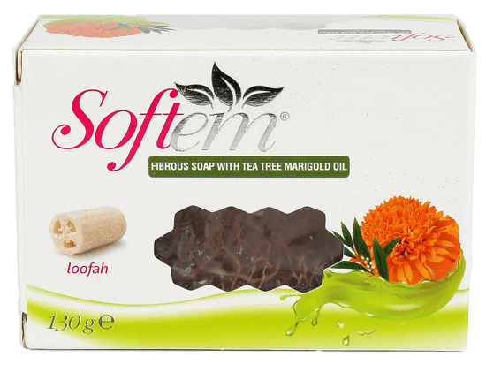 Softem Çay Ağacı Aynı Safa Yağlı Lifli Sabun 130g