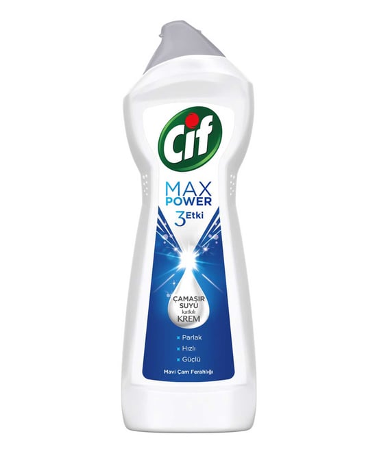 Cif Krem Temizleyici 675 ml Max Power Mavi Çam Ferahlığı