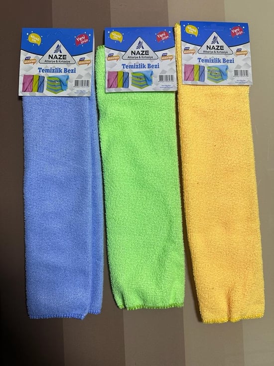 Naze Mikrofiber Havlu Bez 40 X 40 Cm