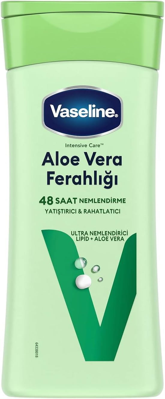 Vaseline İntensive Aloe Vera Ferahlığı Yatıştırıcı ve Rahatlatıcı Losyon 200 Ml