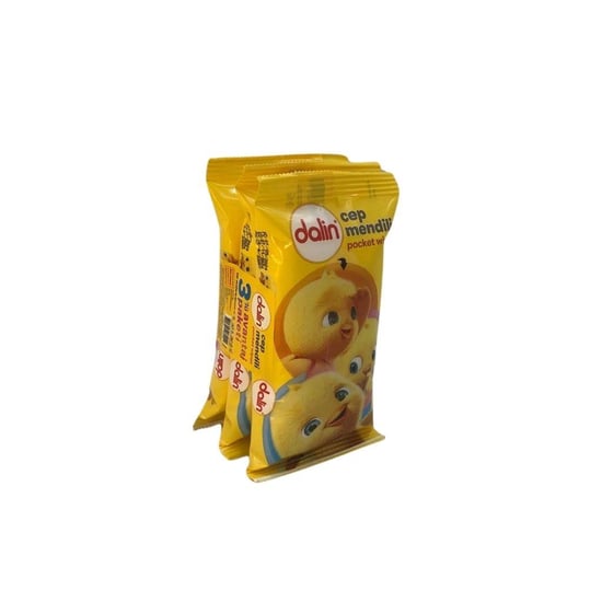 Dalin İslak Cep Mendil 15 Adet X 3 - 3 Lü Avantaj Paket