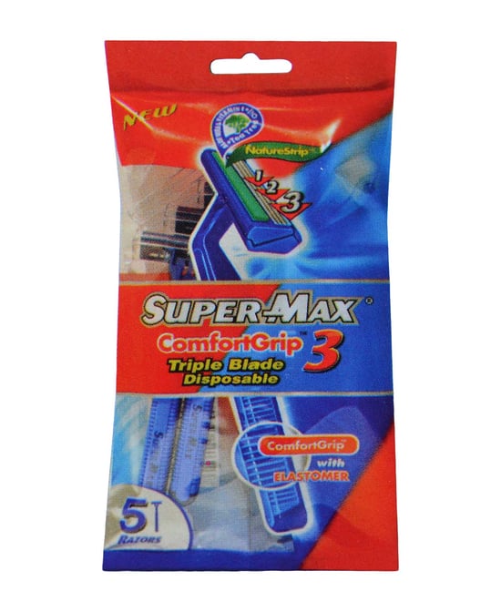 Supermax Tıraş Bıçağı 5'li Poşet Comfortgrip3