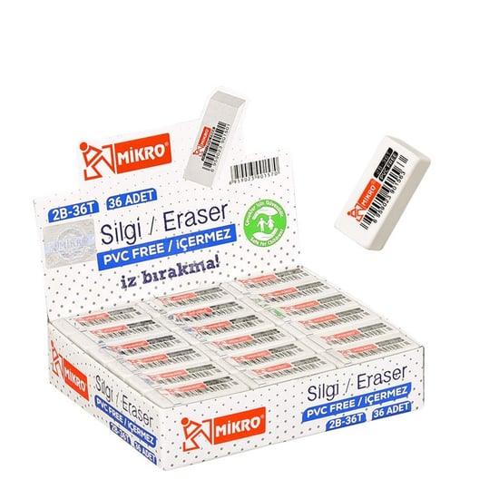 Mikro Silgi 2b-36t 36'lı Paket