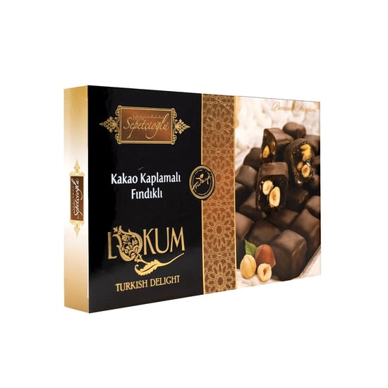 Kastamonu Meşhur Sepetçioğlu Kakao Kaplamalı Fındıklı Çifte Kavrulmuş Lokum 300g