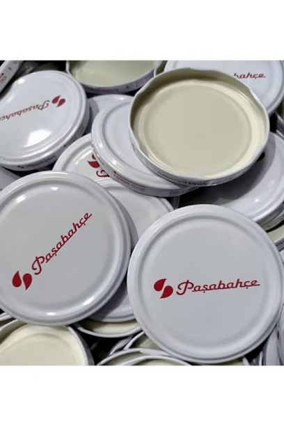 Paşabahçe Konserve Kavanoz Kapağı Metal Beyaz Silikonlu Kapak