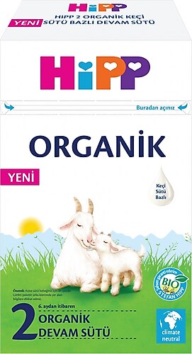 Hipp 2 Organik Devam Bebek Sütü Keçi Sütü Bazli 400gr