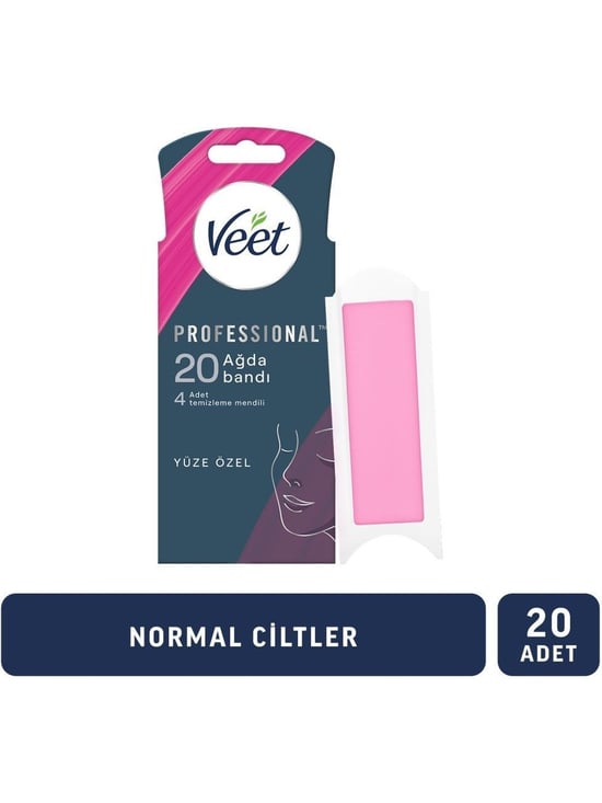 Veet Professıonal Sir Ağda Bandı Yüz Bölgesi Normal Ciltler 20'li
