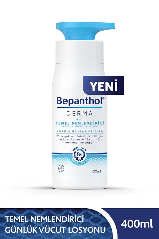 Bepanthol Derma Temel Nemlendirici Vücut Losyonu 400 ml Fiyatı