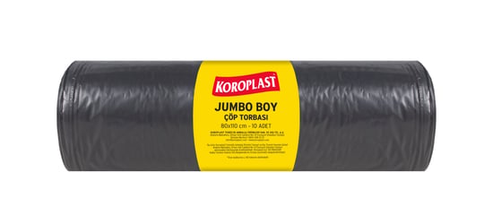 Koroplast Ofis İşyeri için Jumbo Boy Çöp Torbası 80*110cm 10'lu