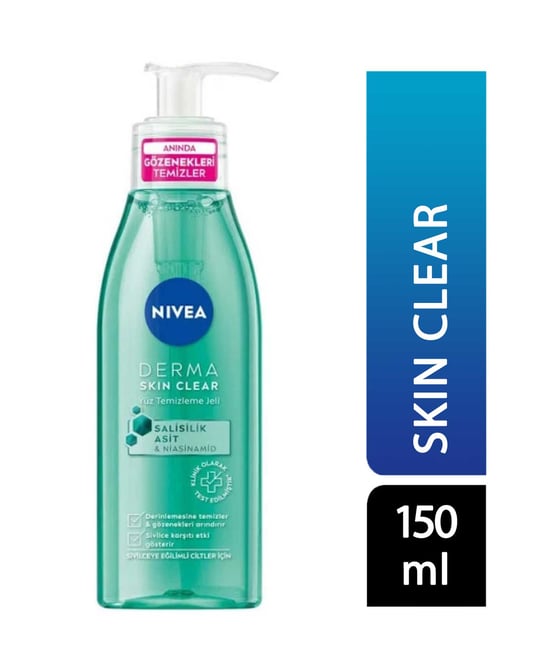 Nivea Derma Skin Clear Sivilce Karşıtı Yüz Temizleme Jeli 150 ml