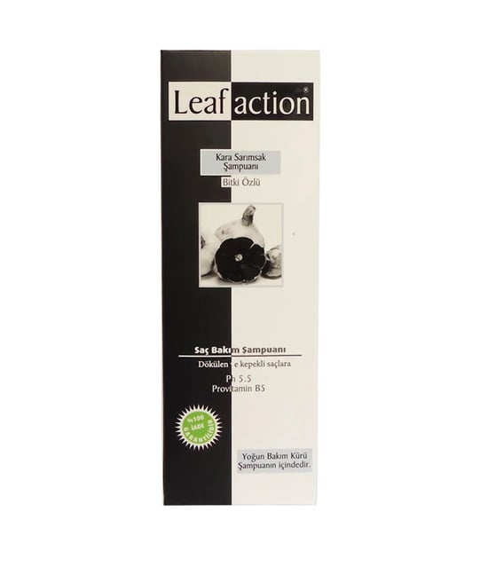 Leaf Action Kara Sarımsak Şampuanı 400 Ml