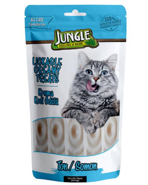 Jungle 14 Gr *5'li Krema Kedi Ödül Maması Ton & Somon Jngc-002
