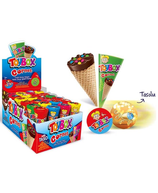 Toybox Kornet Gofret 25 Gr X 24'lü Paket