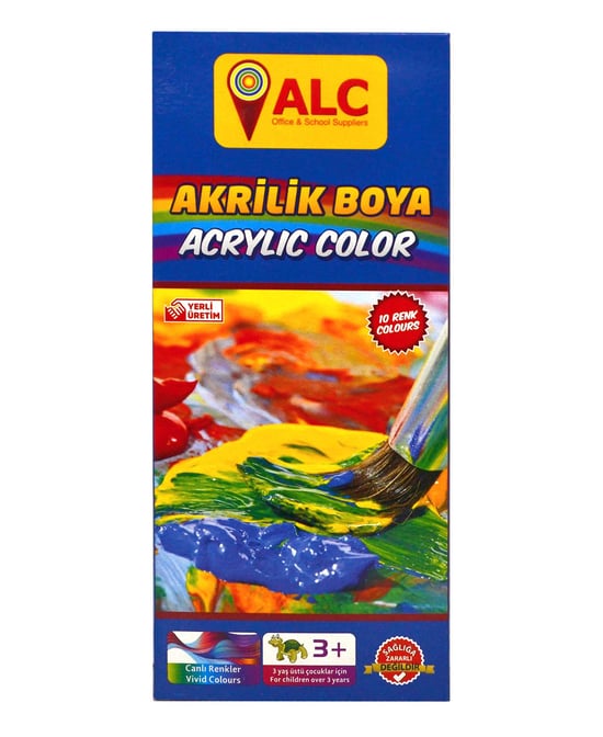 Alc Akrilik Boya 10 Renk