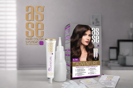 Asse Set Saç Boyası No: 5.74 50+50 Ml Tarçın