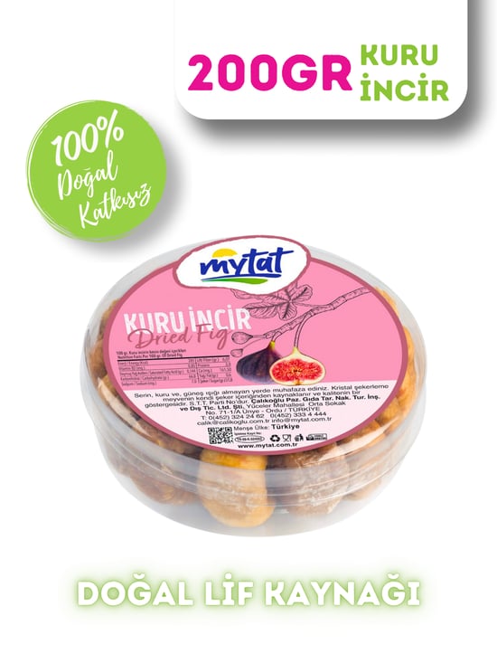 Mytat Garland 9 No Kuru İncir (81-100) 200 Gr
