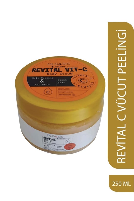 Olgasis Revital Vitamin C Vücut Peelingi Pürüzsüzleştirici Doğal Vücut Peelingi 250 Ml