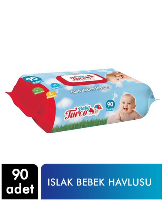 Baby Turco Bebek İslak Mendil 90'lı