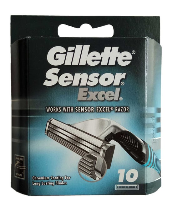 Gillette Sensor Excel Tıraş Bıçağı 10'lu Yedek