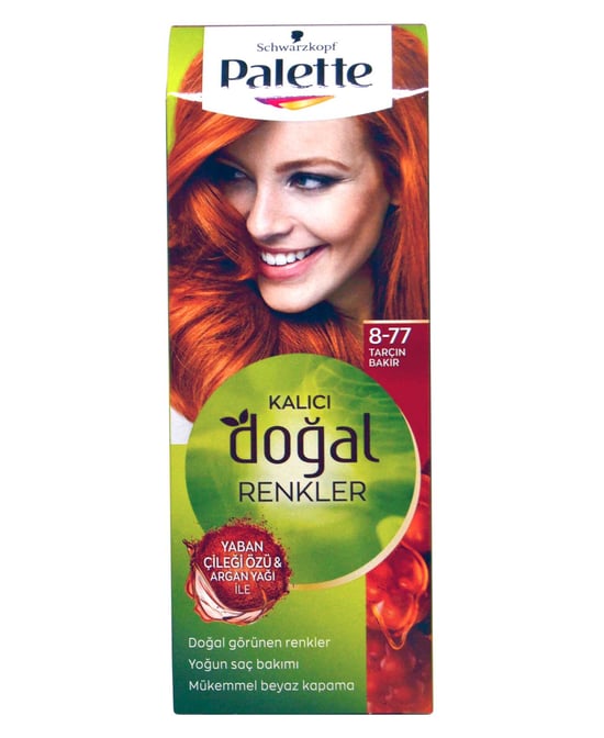 Palette Doğal Renkler Saç Boyası 8-77 Tarçın Bakır