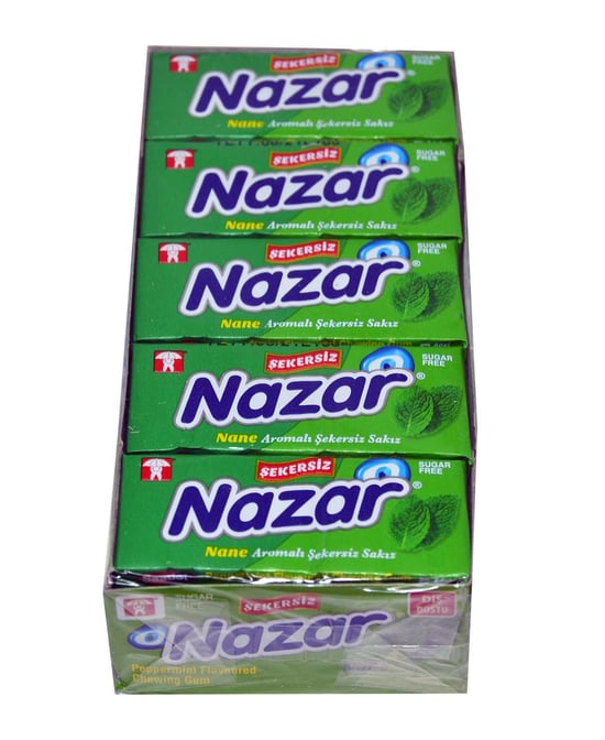 Nazar Sakız 20'li Paket Nane Aromalı