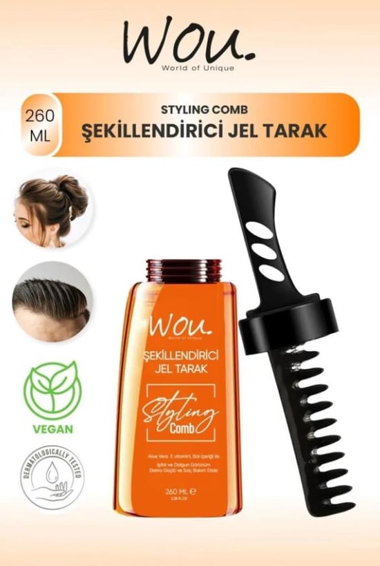 Wou Şekillendirici Jel Tarak 260 Ml