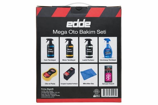 Edde Araç Bakım 9 Lu Mega Kutulu Set