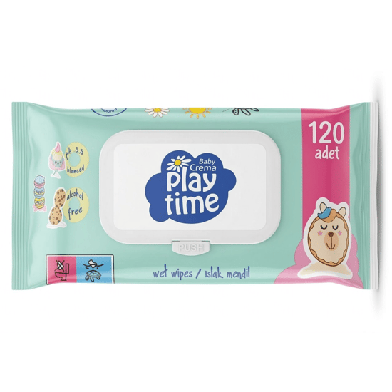 Play Time İslak Mendil Play Time 120'li