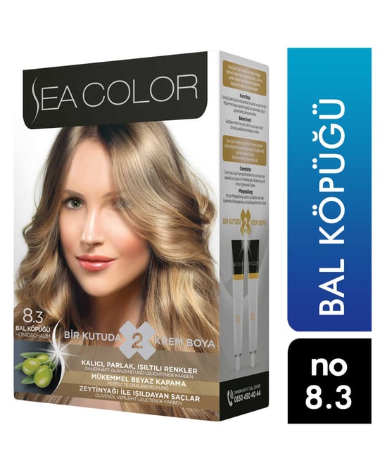 Sea Color Saç Boyası 8.3 Bal Köpüğü