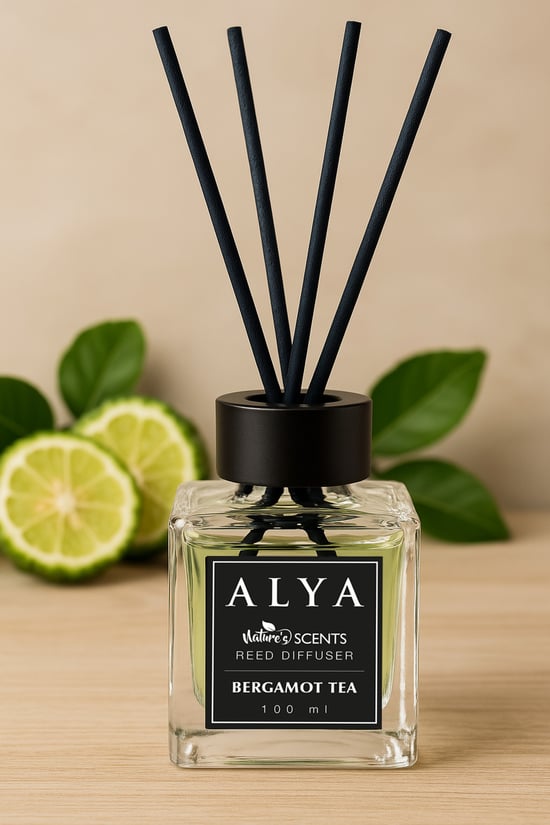 Alya Nature's Scents Bergamot Tea Bambu Çubuklu Oda Kokusu- Bergamotlu Çay Kokusu