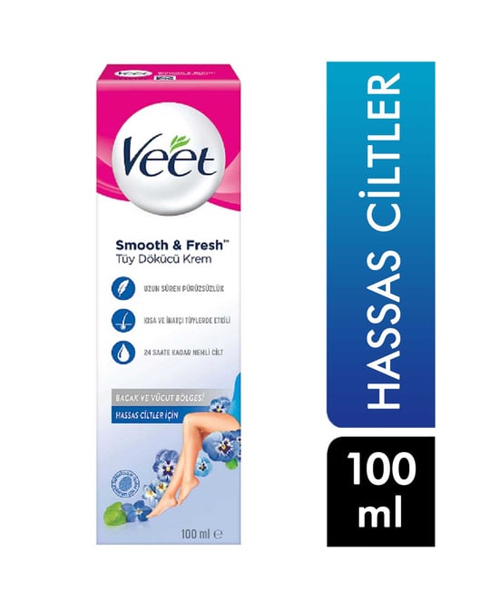 Veet Tüy Dökücü Krem 100 ml Smooth Fresh Hassas Ciltler İçin