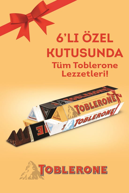 Toblerone Çikolata 100 G - 6'lı Karma Paket
