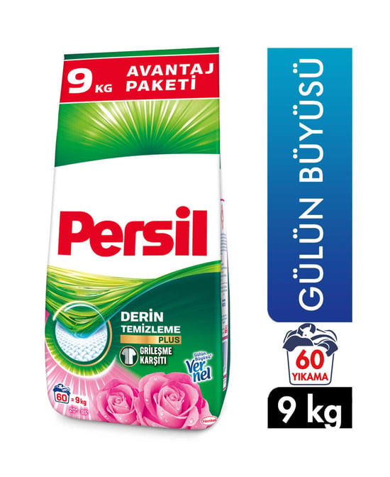 Persil Toz Çamaşır Deterjanı 9 kg 60 Yıkama Gülün Büyüsü