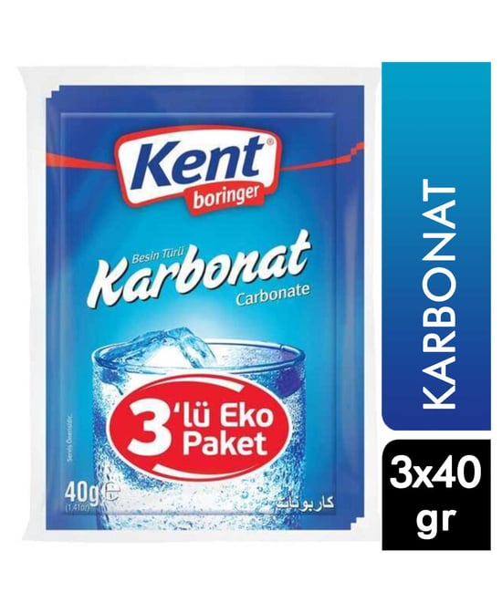 Kent Boringer Karbonat 40 Gr X 3'lü Paket