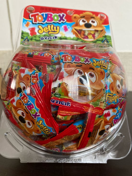 Toybox Jelly Ayıcık Küre 10 Gr 90 Adet