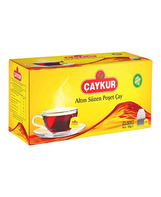 Çaykur Altın Süzen Poşet Siyah Çay 50 Gr X 25 Poşet