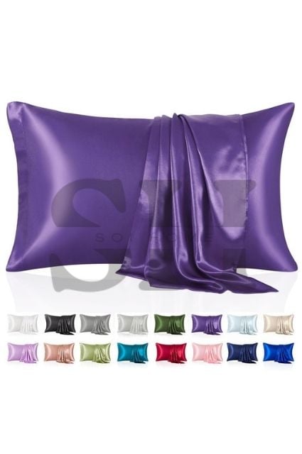 Soi Home İpek Dokulu Lüks Saten Yastık Kılıfı 50x70