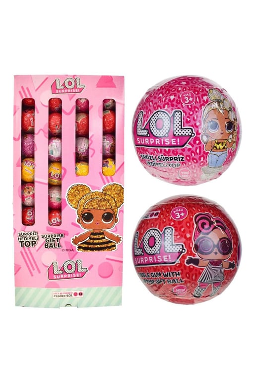 Lol Sürpriz Sakızlı Hediyeli Top Standlı 15gr*36'lı