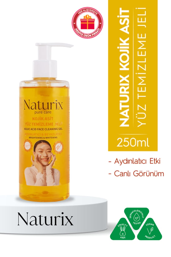 Naturix Kojik Asit Yüz Temizleme Jeli 250 ml