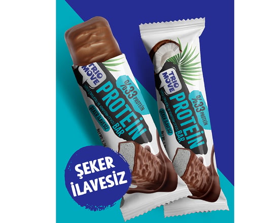 Trio Move Sütlü Çikolatalı & Hindistan Cevizli Protein Bar 50 Gr