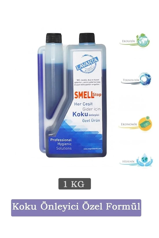 MaproWorld Smellstop Banyo Tuvalet Koku Önleyici Wc Gider Koku Giderici Lavanta Kokulu 1 Kg