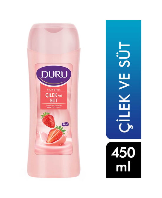 Duru Duş Jeli 450 ml Çilek & Süt