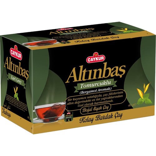 Çaykur Altınbaş Bergamot Aromalı Bardak Poşet Çay 200 Gr 100 Poşet