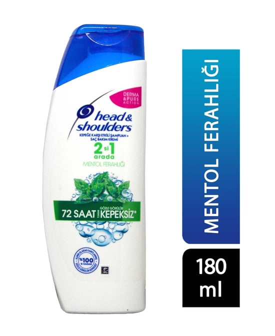 Head&shoulders Şampuan 180 Ml 2'si 1 Arada Mentol Ferahlığı
