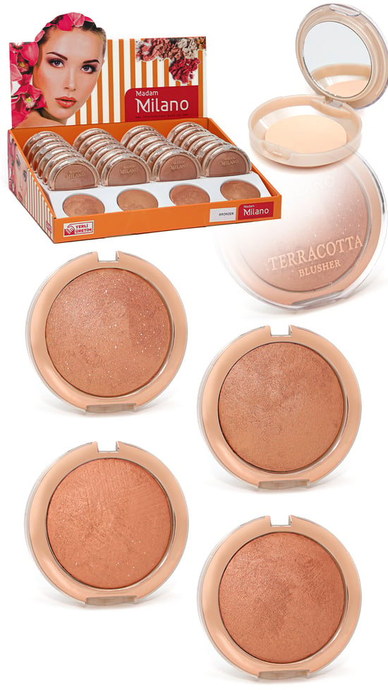Madam Milano 24'lü Prof Bronzer Terracotta