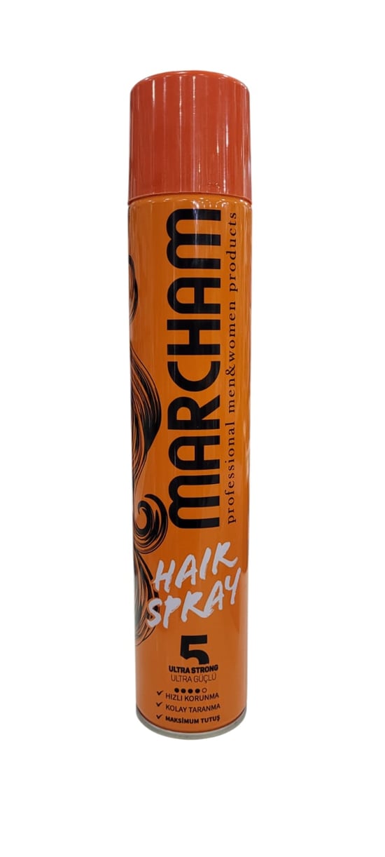 Marcham Ultra Strong Saç Spreyi Turuncu 400 Ml No:5