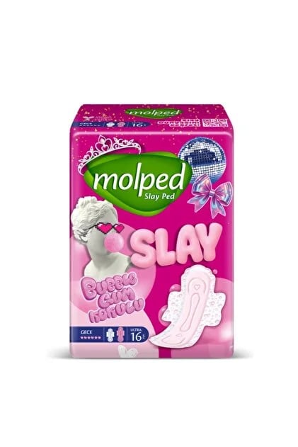 Molped Supernight Hijyenik Ped Gece 16 lı
