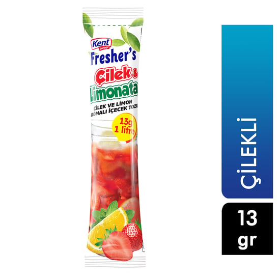 Kent Boringer Fresher's Çilekli Limonata Toz İçecek 13gr
