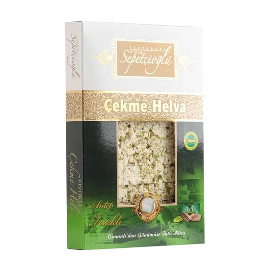 Kastamonu Meşhur Sepetçioğlu Antep Fıstıklı Çekme Helva 550g